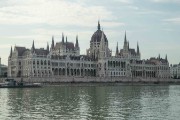 Cruising by the Parliament building, construction started in 1885 and completed in 1902